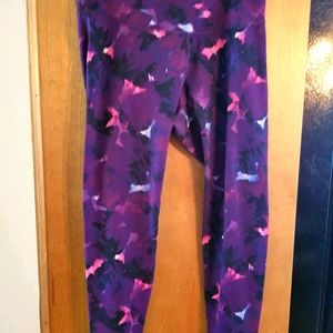 Old Navy purple Go Dry leggings XL petite